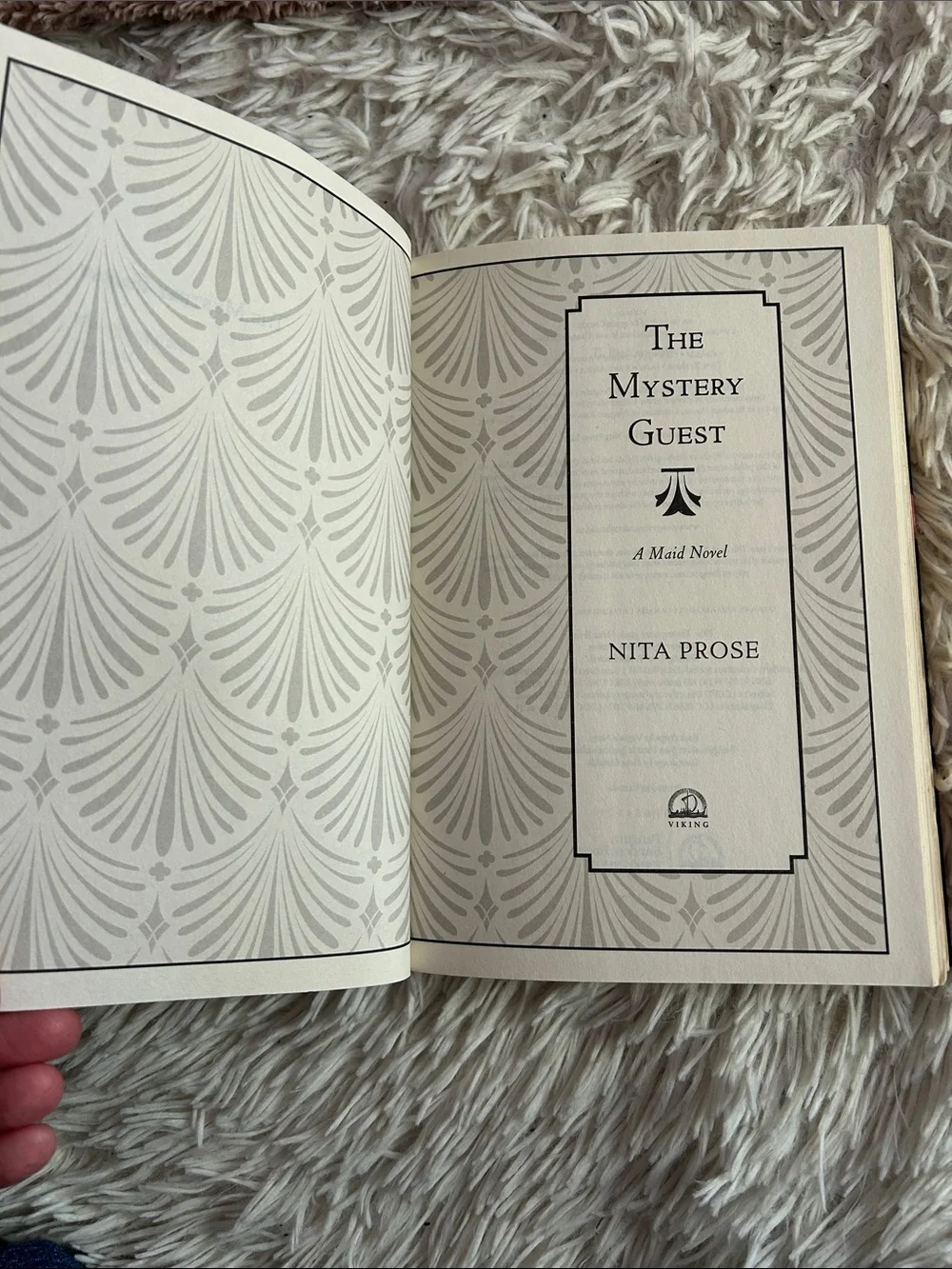 The Mystery Guest by Nita Prose - Blue paperback Novel, like new - Picture 6 of 7